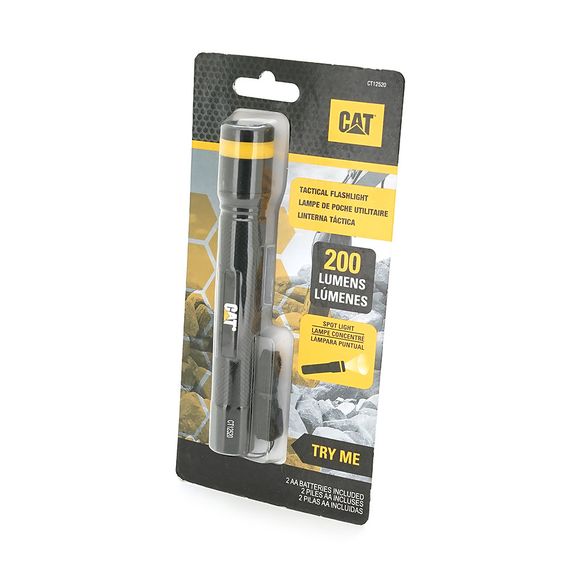 Фонарик ручной CAT CT12520.300LM, 1 режим, корпус-алюминий, ударопрочный