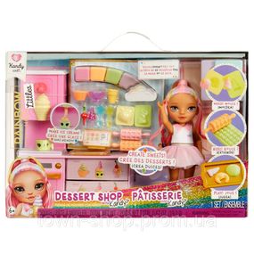 Игровой набор с куклой серии "Littles" Кондитерская Кэнди Rainbow High 522058