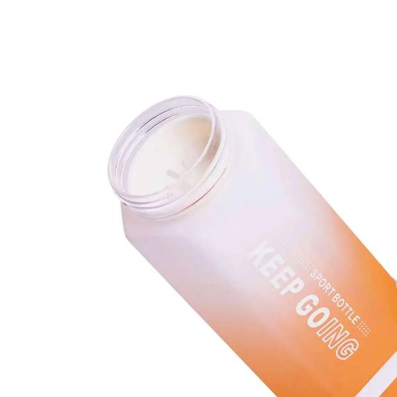 Пляшка для води Keep Going 650 мл з наклейками  біла HP-14-47W | Зображення 3