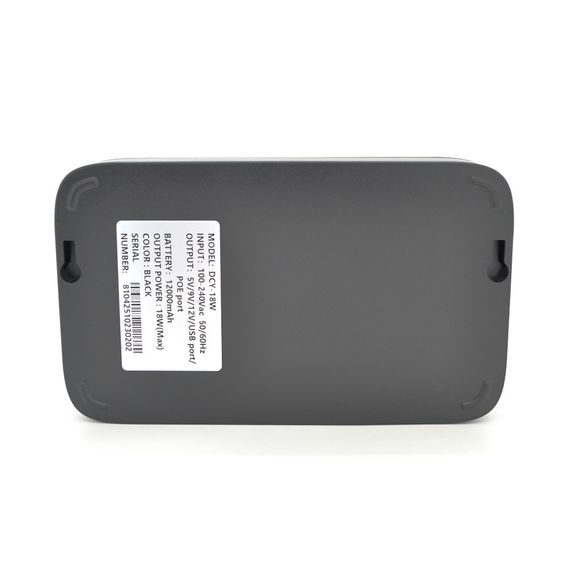 ИБП UPS-18W DC1018P для роутеров/коммутаторов/PON/POE-430.5//9/12V, 1A, Black | Зображення 3