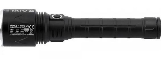 Ліхтар LED-діодний акумулятор 7.4В, 5 А/Год USB YATO YT-085601 | Зображення 1