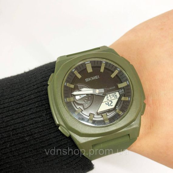 Водонепроникні годинники для риболовлі SKMEI 2091AGWT, Якісні чоловічі тактичні годинники RF-97 | Зображення 5