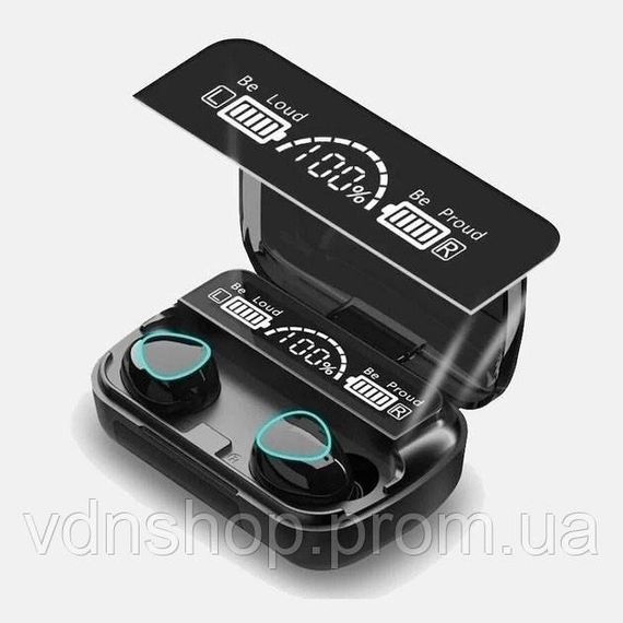Блютуз навушники з мікрофоном для телефона M10, Блютуз бездротові навушники затички OF-35 | Зображення 6