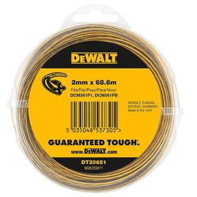 Косильна волосінь 2,0мм*67м DeWALT DT20651