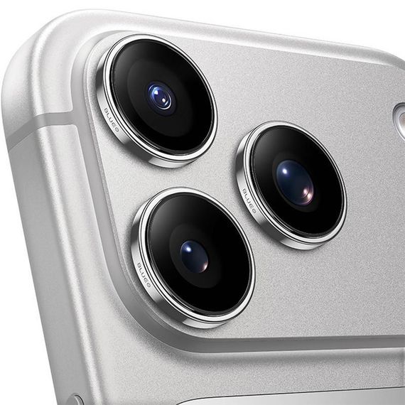 Захисне скло BlueO Sapphire на камеру для Apple iPhone 17 Pro / 17 Pro Max Срібний / Silver | Зображення 1