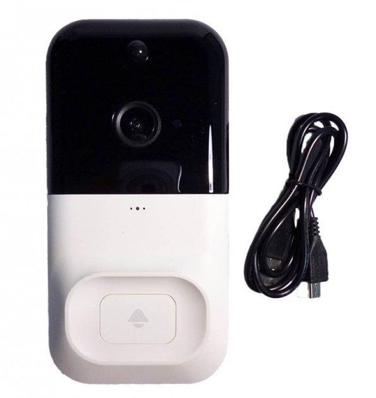 Домофон з WiFi камерою Smart Doorbell X5 ∙ Розумний дверний дзвінок відеодзвінок для квартири | Зображення 3