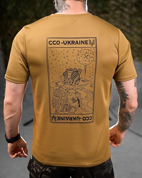 Тактична потоотводна футболка Oblivion ССО Ukraine койот ДЛ7032 | Зображення 2