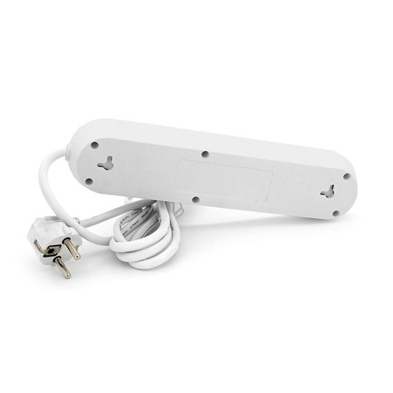 Сетевой фильтр F03U, 3 розетки EU+3 USB, 1.5 м, сечение 3х0, 75мм, 2500W | Зображення 1