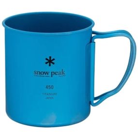 Кружка Snow Peak MG-143-BL Ti-Single 450 Anodized Cup 450ml Blue