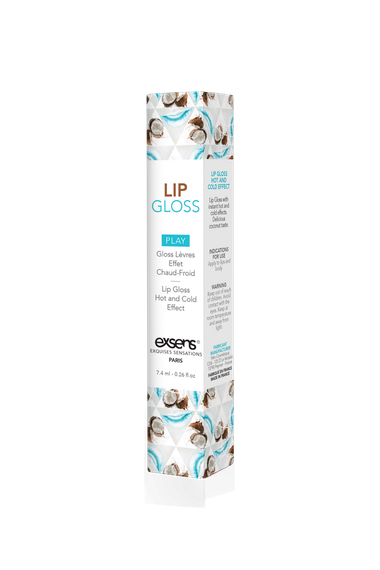 Блиск для оральних ласок EXSENS HOT KISS LIP GLOSS COCONUT 7,4ML | Зображення 3