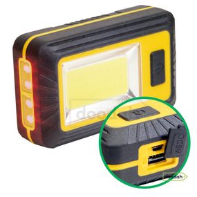 Ліхтар павербанк WasaFire FP1 – Powerbank USB 3600 мАг, 600 люмен, COB, 5 Вт, захист IPX5