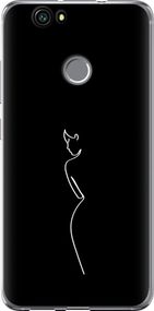 Чехол на Huawei Nova Силуэт1 "4590u-439-17620"