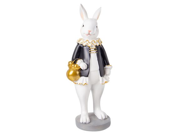 Статуэтка Rabbit with a basket Black