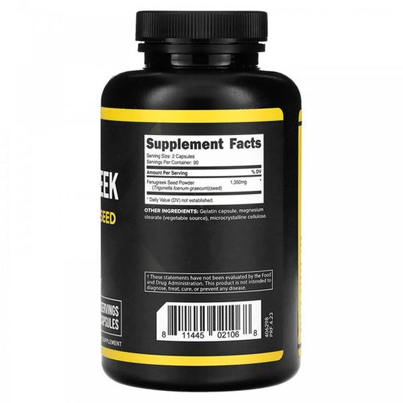 Тестостероновый бустер Primaforce Fenugreek Seed Powder 675 mg 180 Caps | Зображення 1