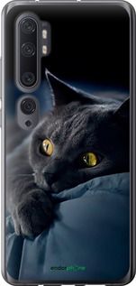Чохол на Xiaomi Mi Note 10 Димчастий кіт "825t-1820-2448"