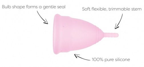 Менструальні чаші Mae B Menstrual Cups Size S - Pink | Зображення 5
