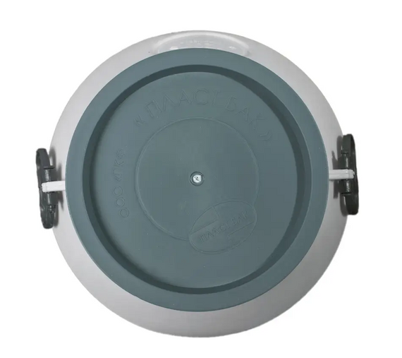 Высокая бочка 80 л пластиковая белая широкая горловина для молока и воды | Зображення 2