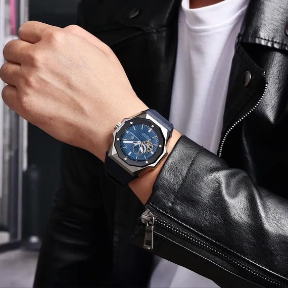 Чоловічий годинник Pagani Design PD-YS010 Silver-Blue | Зображення 4