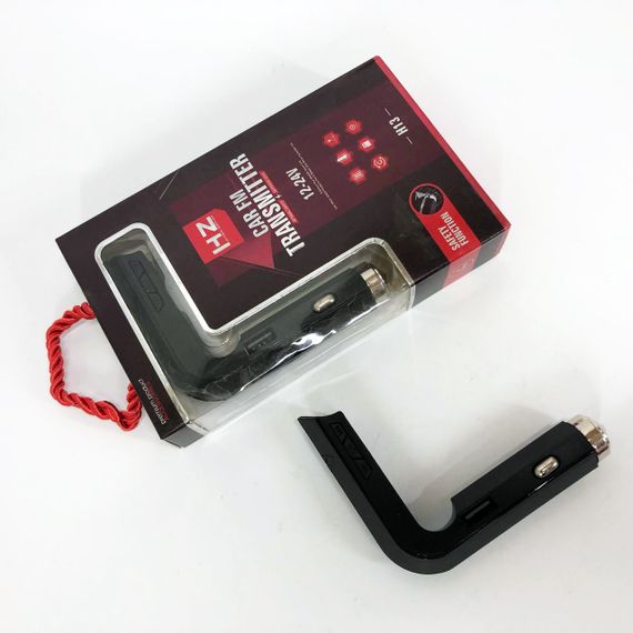 Mp3 для машини в прикурювач HZ H13 LCD AUX/USB, Автомобільний fm передавач з блютуз EG-87 | Зображення 4