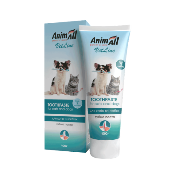 Зубна паста для собак і котів AnimAll ВетЛайн, 100 г