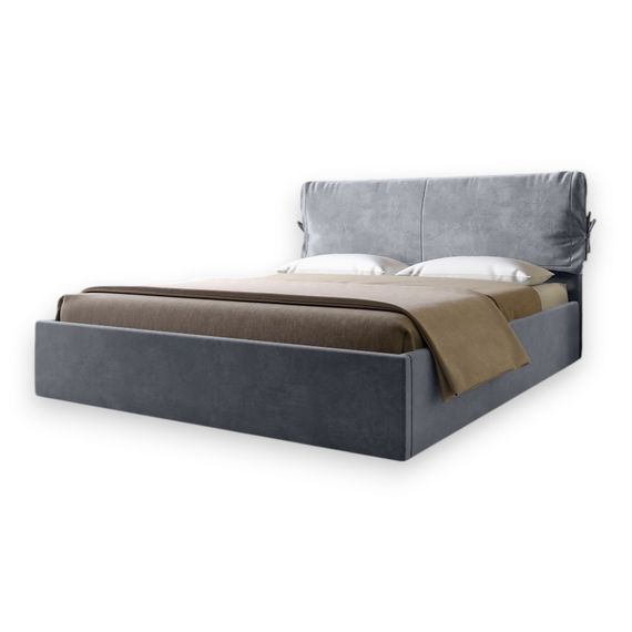 Двоспальне ліжко з м`яким узголів`ям LION Порто Парадіз 94 160х200 см (LION-041749) | Зображення 1