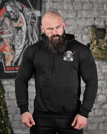 Худі водій чорний ДЛ6417 | Зображення 1