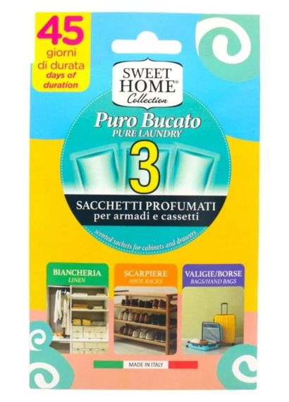 Ароматизатор для шкафа в пластинах Sweet Home Puro Bucato 3 шт