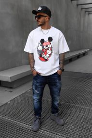 Футболка з ДТФ принтом (оверсайз)