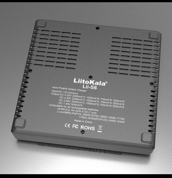 Универсальное зарядное устройство LiitoKala Lii-S6 | Зображення 2