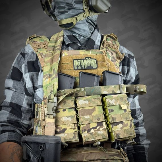 Ремінь збройовий RAGNAROK триточковий з широким наплічником "KRAKEN" carbine Мультикам | Зображення 4