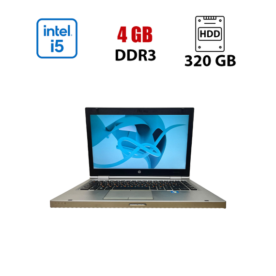 Ноутбук HP EliteBook 8470p / 14" (1366x768) TN / Intel Core i5-3230M (2 (4) ядра по 2.6 - 3.2 GHz) / 4 GB DDR3 / 320 GB HDD / Intel HD Graphics 4000 / WebCam б/у