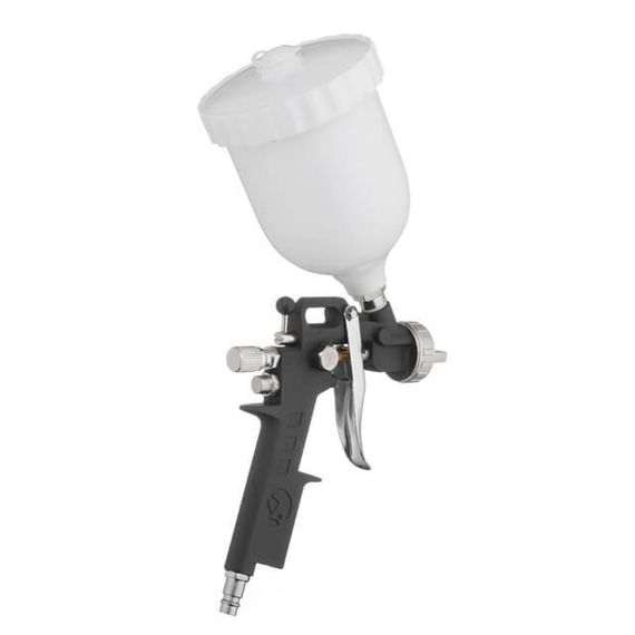 Фарбопульт пневматичний HP, форсунка 1.5 мм, верхній пластиковий бачок 600 мл, 3 регулювання, 5bar INTERTOOL1 | Зображення 4