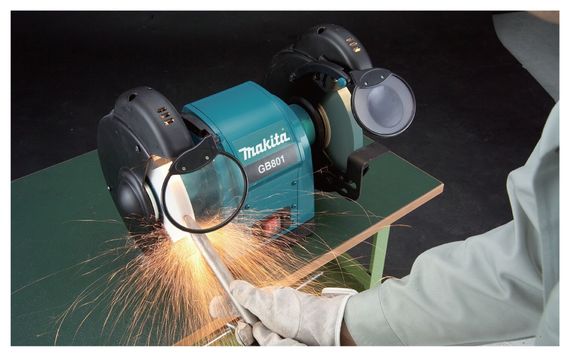 Верстат точильний Makita GB801 (550 Вт, 205 мм, 2850 хв-1, 19.9 кг) | Зображення 7