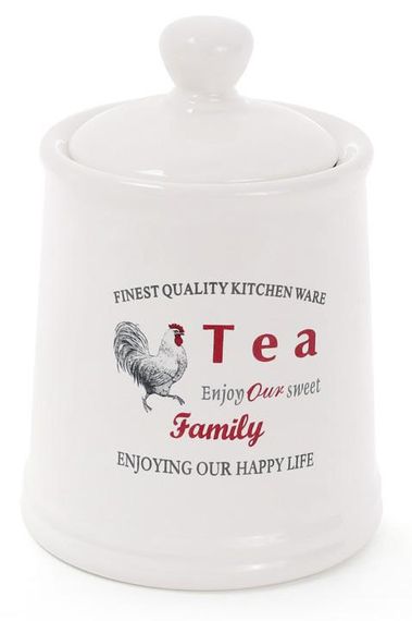 Банка керамічна "Тоскана" Family TEA 650мл для зберігання сипучих продуктів