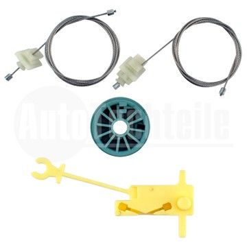 Ремкомплект стеклоподъемника переднего правого Opel Vivaro/ Renault Trafic 01-14, AutoTechteile, 505 0335, 505 0422