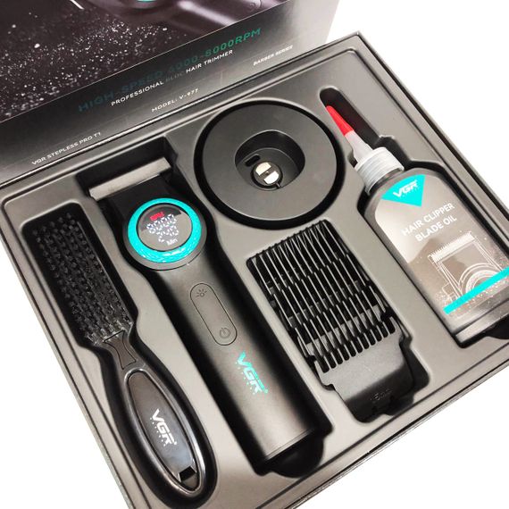 Триммер для стрижки аккумуляторный профессиональный VGR, Триммер беспроводной для висков HM-91 | Зображення 8