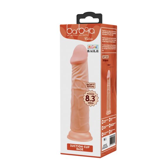 Фалоімітатор - Barbara Calvin Dildo 8,3" Flesh Sex Aura | Зображення 6
