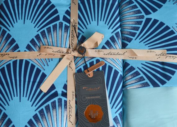 Постельное белье Istanbul 200×220 Satin Avine-mint | Зображення 5