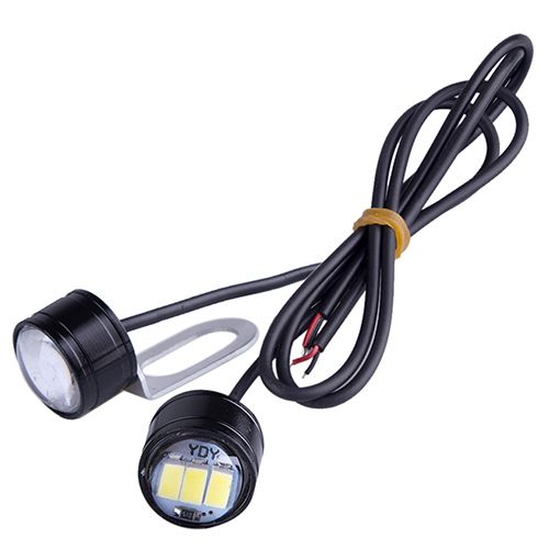 Болти для кріплення номеру 5630-3SMD 12V чорні 2 шт STROBE White