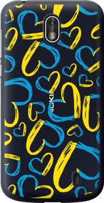 Чехол на Nokia 1 Сердца UA "5292u-1373-17620"