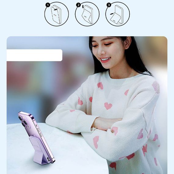 Портативний ЗП Power Bank JJT-A27-1 PD20W+QC 22.5W з БЗП 10000 mAh Purple | Зображення 3