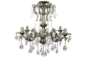 Люстра свічка 25044 Бронза 60-105х61х61 см.