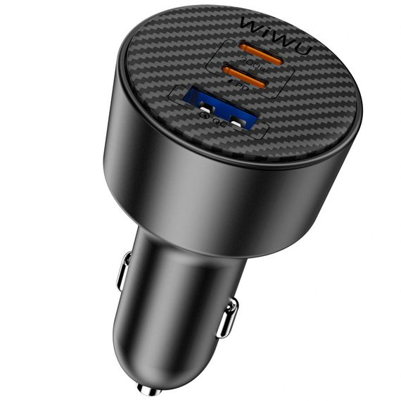 АЗУ WIWU CC026 Warriors PD200W+QC3.0 (1USB-A/2C) Black | Зображення 4