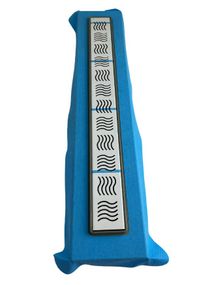 Душовий канал з горизонтальним фланцем Maxiflow Standart Line 60 см грати Хвиля 4022.TY050K.060.1