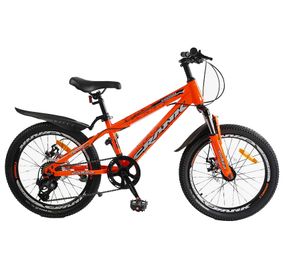 Дитячий спортивний велосипед 20'' CR-20734 Corso CRANK, сталева рама, обладнання LTWOO-A2, 7 швидкостей, зібраний на 75%