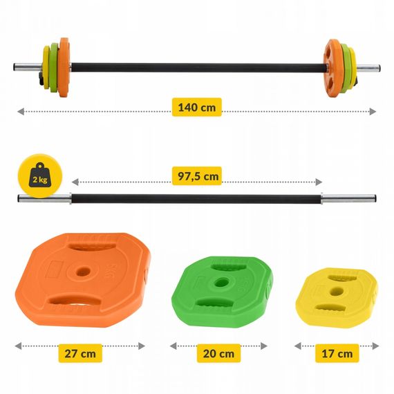 Штанга для фітнесу 4FIZJO Fitness Pump 20 кг (P-5907739315656) | Зображення 6