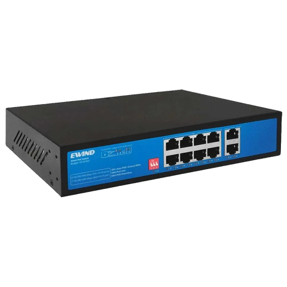 Ewind EW-S1910CG-AP PoE Комутатор 10 портів некерований | Зображення 3