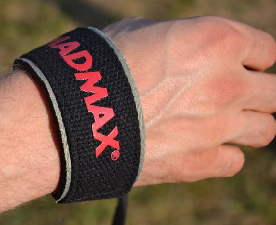 Лямки для тяги MadMax MFA-267 PWR Straps Black/Grey/Red | Зображення 4