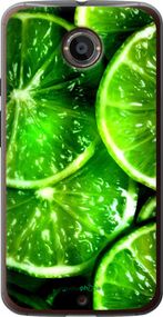 Чохол на Motorola Moto X2 Зелені часточки лимона "852u-372-2448"