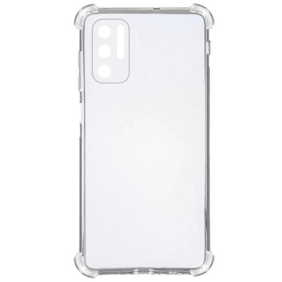 TPU чохол GETMAN Ease logo посилені кути Full Camera для Xiaomi Redmi Note 10 5G / Poco M3 Pro Безбарвний (прозорий) | Зображення 1